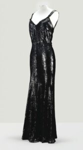 Chanel haute couture Fourreau du soir en paillettes noires 1932 Esprit de Gabrielle espritdegabrielle.com