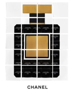 Chanel maquillage flacon Chanel N°5 en black boxes Make up Esprit de Gabrielle espritdegabrielle.com
