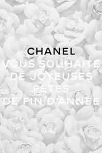 Joyeuses fêtes Chanel Bonne année 2016 Esprit de Gabrielle espritgabrielle.com