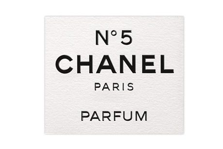 Etiquette Chanel N°5 Esprit de Gabrielle espritdegabrielle.com