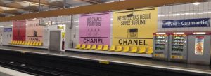 Chanel publicité métro RATP paris Esprit de Gabrielle espritdegabrielle.com