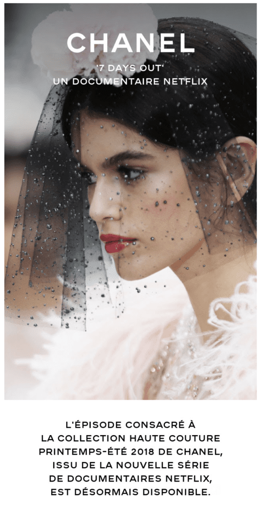 CHANEL sur Netflix 7 days out Esprit de Gabrielle espritdegabrielle.com