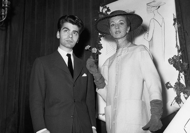 Karl Lagerfeld premier prix concours Secrétariat international de la laine 1954 Esprit de Gabrielle espritdegabrielle.com