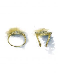 AIGLE CAMBON cuff - Yellow gold Esprit de Gabrielle espritdegabrielle.com