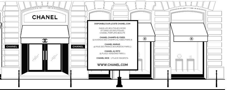 Adresses boutiques CHANEL beauté Esprit de Gabrielle espritdegabrielle.com