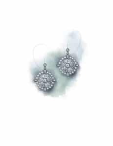 BRODERIE BYZANTINE CHANEL boucles d'oreilles Esprit de Gabrielle espritdegabrielle.com