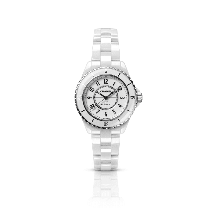 CHANEL horlogerie montre MADEMOISELLE J12 CALIBRE 12.2 33 mm blanc Esprit de Gabrielle espritdegabrielle.com